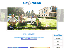 Tablet Screenshot of fintravel.com